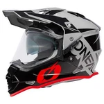 O'neal Sierra V.23 Grey / Black Red Helmet 0818-013. Fixed Price $179.99.
