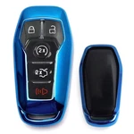 Chrome Blue Tpu Fob Case Ford Lincoln 4/5-BUTTON Intelligent Keyless. Fixed Price $10.09.