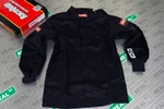 Racequip Series Pyrovatex SFI-1 Certified Black Racing Jacket Small 111002. Fixed Price $97.35.