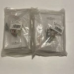 Lot Of White Flush Telephone Jacks And Plates BBT-034-2 Nib. Fixed Price $12.99.