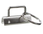 25 Sets - Cleverdelights 1.5" Key Fob Hardware With 1/2 Inch, Silver. Fixed Price $24.34.
