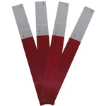 Peterson Manufacturing 465-4K Conspicuity Tape Red/white 11/7 4-STRIP Kit 2". Fixed Price $13.03.