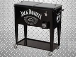 Jack Daniels Old No. 7 Rolling Beverage Cooler - Lives Here Bbq Ice Bucket. Fixed Price $599.97.