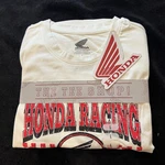 Honda International Racing Team Shirt White Mens L/xl. Fixed Price $27.94.