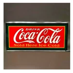 Neonetics 7LEDCC Drink Coca-cola Sold Here Ice Cold Slim Line Sign. Fixed Price $209.99.