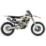 Factory Effex 2025 Team Replica Complete Graphic Kit Rockstar Husqvarna 28-09630. Fixed Price $105.99.