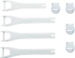 Moose Offroad Qualifier Boot Strap Kit White Size 7-9 3430-1012. Fixed Price $8.98.