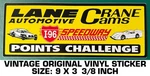 Lane Automotive I-96 Speedway Vintage Original Vinyl Decal Sticker Racing. Fixed Price $10.14.