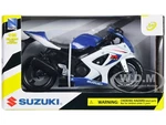 2008 Suzuki GSX-R1000 Blue 1/12 Diecast Motorcycle Model By New Ray 57003. Fixed Price $16.49.