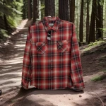Fasthouse Mens Large L/s Saturday Night Special Flannel Red/black. Fixed Price $48.50.