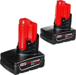 Milwaukee 12V 3.0AH Lithium-ion Battery Twin (2-PACK), 48-11-2412. Fixed Price $69.90.