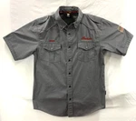 Indian Motorcycle Women's Casual Staff Shirt Size Gray Embroidered Logo. Fixed Price $16.06.