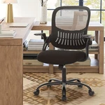 Office Chair Mid-back Mesh Support, Smooth Rolling Wheels For Bedroom Study. Fixed Price $55.06.