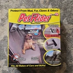 Pet Rider Seat Cover Seen On Tv! Dog Cat Car Truck Suv Sofa Bed Machine Wash. Fixed Price $24.95.