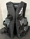 New Fly Racing Nylon Lifejacket Black/gray Sz Small/med 32-40". Fixed Price $25.00.