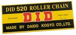 Did Standard Motorcycle Atv Chain Non O-ring 520X120 W/ Masterlink. Fixed Price $71.34.