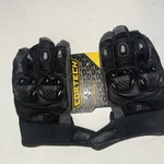 Cortech Hyper-flo 2.0 Leather/textile Motorcycle Gloves Black/grey. Fixed Price $40.00.
