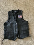 Vest Fulmer Leather Vintage Mens M/42 Gun Pocket. Fixed Price $39.00.