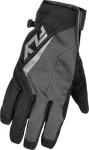 Fly Racing 371-0616XS Title Long Gloves Grey/black. Fixed Price $89.95.