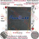Row Aluminum Radiator For Dodge Dakota Durango 3.9L 5.2L 5.9L 1997-1999. Fixed Price $169.00.
