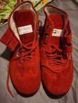 Crow Racing Shoes Sfi 3-3.5 Red High Top Sz 9.5. Fixed Price $85.00.