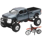 New Ray Toys 1:32 Chevy 4X4 With Honda CR250 SS-54426. Fixed Price $29.71.