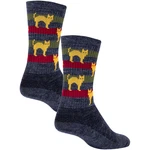 Pack Of 2 Sockguy Wool Catz Socks 6 Inch Gray Yellow Red Small Medium Unisex. Fixed Price $30.58.