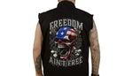 Lethal Threat Freedom Ain't Sleeveless Button Down Shirts Md Black CO60195M. Fixed Price $40.99.
