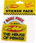 Fmf Decal Sticker Pack - Go Fast Have Fun 012518. Fixed Price $21.59.