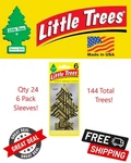 Little Trees 60210 Gold Scented Hanging Air Freshener For Car & Home 144 Pack!. Fixed Price $94.99.