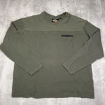 Harley Davidson Mens Long Sleeve Neck Waffle Knit Sweater Medium Green Thermal. Fixed Price $16.16.