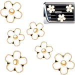 Frienda Pcs Daisy Flower Air Vent Clip 1 Count (pack Of 6), White. Fixed Price $14.99.