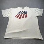 Vintage Ski Team Shirt Mens Xl White Graphic Oneita 90S Swiss Crest Snow Usa. Fixed Price $21.59.