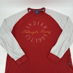 Indian Motorcycle Shirt Men 2XL Long Sleeve Raglan Chainstitch Racing Biker. Fixed Price $11.87.