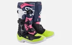 Alpinestars Youth Tech 3S Motocross Black/blue/pink Flourescent Boots 3411-0593. Fixed Price $181.99.