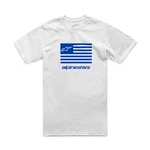 Alpinestars 1214-73130-2072-L Flag Csf Tee White/blue Large. Fixed Price $33.00.