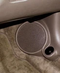 Q-logic Custom Kick Panel Speaker Mounts Olds Alero Bravada / Pontiac Grand Am. Fixed Price $239.95.