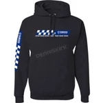Yamaha Apparel Black Racing Check Hoodie NP21S-M3110-L. Fixed Price $55.95.