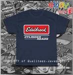 Edelbrock Performance Cylinder Heads Men's T-shirt American Size S-5XL. Fixed Price $20.89.