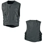 New Icon Regulator D30 Stripped Street Motorcycle Black Leather Vest - Pick Size. Fixed Price $175.00.