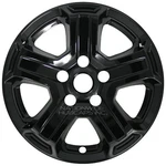 Fits Jeep Wrangler Sport 2018-2023 Black 17" Wheel Skins Hub Caps Rim Covers. Fixed Price $49.99.
