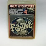 "i'd Rather Be Fishing" 2" Bass Trailer Hitch Receiver Cover 3D Metal Truck Suv. Fixed Price $19.95.
