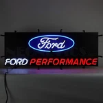 Ford Performance Neon Sign Hot Rod Racing Car Gameroon Light Mancave Garage. Fixed Price $459.99.