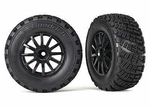 Traxxas 7473T Pre-glued Black Wheels With Gravel Pattern Rally Tires Tsm. Fixed Price $24.95.