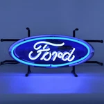 Ford Oval Neon Sign Dealership Dads Garage Wall Lamp Light F150 V8 Truck Mustang. Fixed Price $224.99.