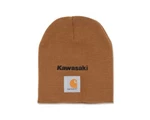 Kawasaki Carhartt Brown Beanie K005-4534-BRNS. Fixed Price $47.00.