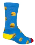 Socks - Sockguy Burgers Blue S/m 6" Crew Cycling/running New. Fixed Price $15.95.