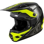 Fly Racing Kinetic Crest Helmet Grey/black/hi-vis Medium 73-8677M. Fixed Price $169.95.