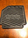 Genuine Subaru Black All-weather Square Car Floor Liners Mat Coasters Set Of 5. Fixed Price $49.00.