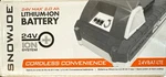 Snow Joe And Sun 24VBAT-LTE Ecosharp Lite Lithium-ion Battery -.... Fixed Price $42.19.